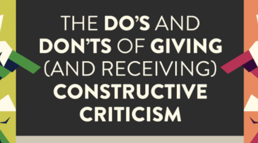 Offering Constructive Criticism