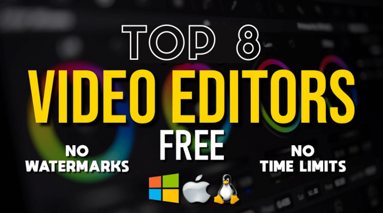 The 8 Best Free Video Editing Software | Free Video Editors For All Your Projects