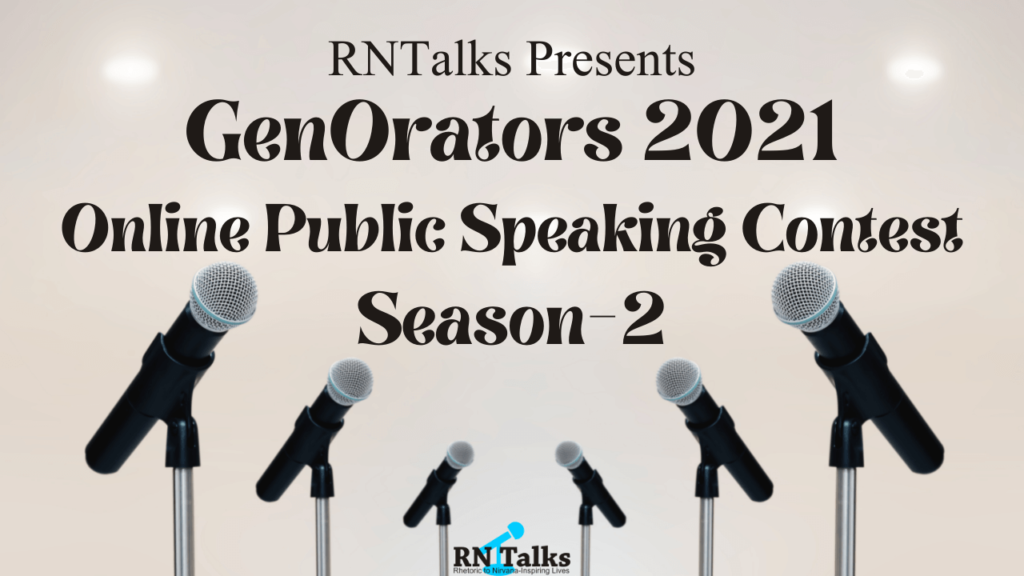 GenOrators 2021 Online Public Speaking Contest Season-2 