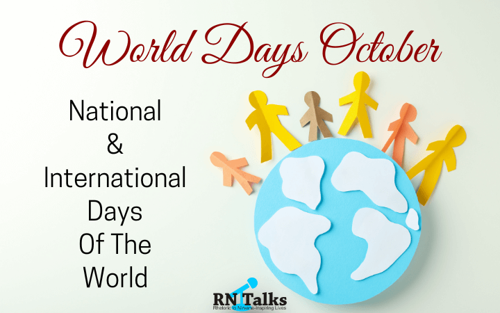 Important National and International Days in October
