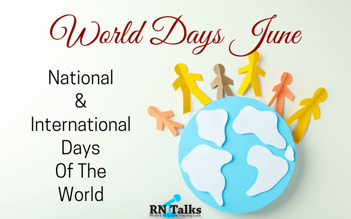 Important National and International Days in June