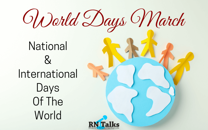 Important National and International Days in March
