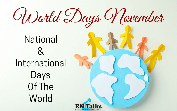 World Days November: National And International Days